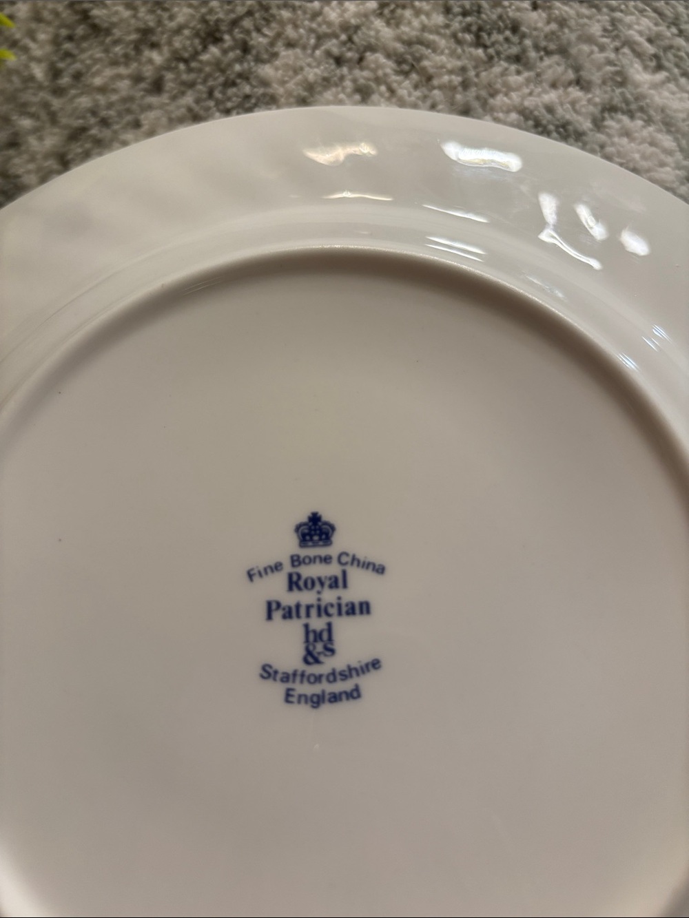 Royal Patrician Fine Bone China Pink Botanical Serve Dish England NWT 8” - Picture 10 of 14